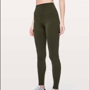 Lululemon 28” Align Leggings in Dark Olive